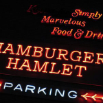 Hamburger Hamlet old sign